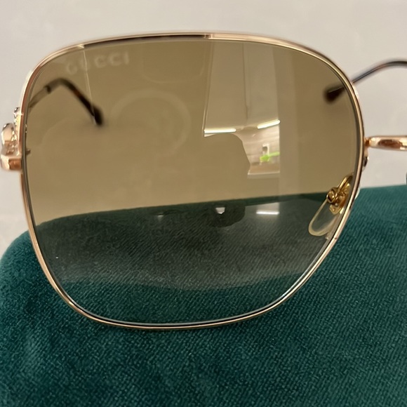Gucci oversized metal sunglasses - Picture 6 of 7
